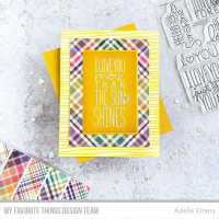 My Favorite Things Rainbow Plaid 6x6 Inch Paper Pad (EP-78) 